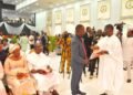 PHOTOS | Drama as Security Aide Blocks Shaibu from Greeting Obaseki at Public Function |  METROWATCH