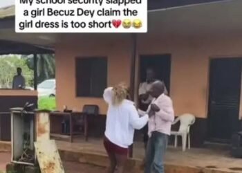 Outrage as UNIBEN Security Slaps Student Over Alleged Indecent Dressing | METROWATCH