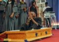 PHOTOS | Samuel Oguche, Gospel Singer, Arrives Stage in a Coffin | METROWATCH