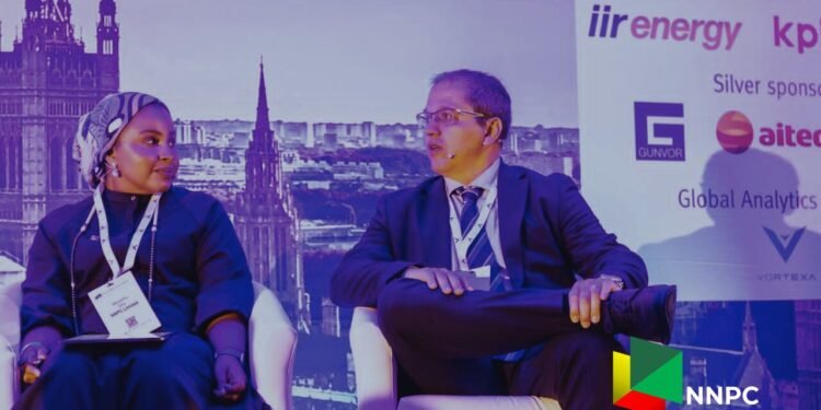 *Executive Director, Crude & Condensate, NNPC Trading Limited, Maryamu Idris (left), fielding questions from Vice President Crude of Argus, James Gooder (right) at the Argus European Crude Conference in London