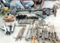 PHOTOS | Troops Bust Illegal Weapon Factory in Plateau, Arrest Two | METROWATCH