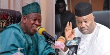 Godswill Akpabio Hails Ganduje at 74 — says he’s a great mobiliser | METROWATCH