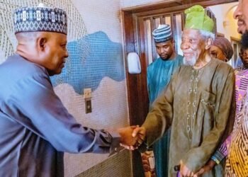 PHOTOS | Shettima Visits Elder Statesman, Okunnu, in Lagos | METROWATCH