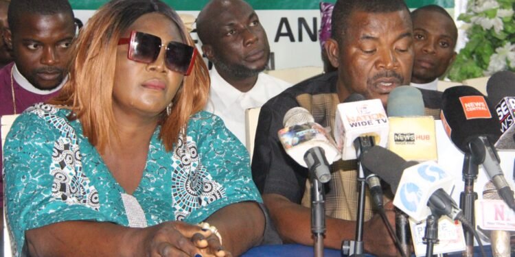 *The leaders of the CSOs during a press conference in Abuja