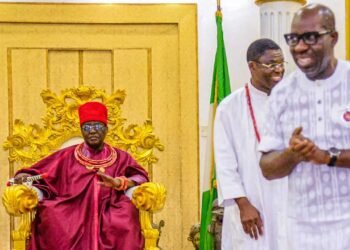 Obaseki, Deputy Felicitate with Oba of Benin on Igue Festival | METROWATCH
