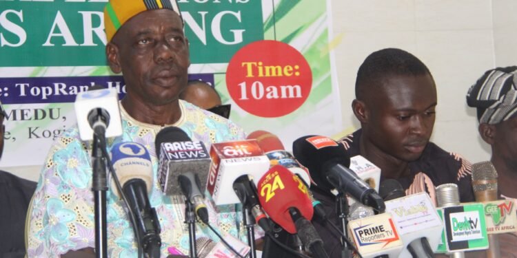 *Dr Omale Ben Amedu, convener, Middle Belt Groups..during a press conference in Abuja