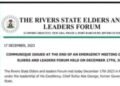 JUST IN | Rivers Elders and Leaders Forum Rejects Tinubu’s Directives, Says its Executive Rascality | METROWATCH