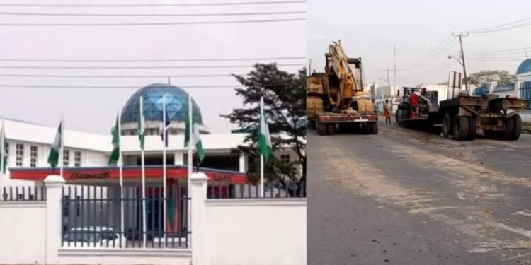 *The Rivers Assembly complex pulled down ...