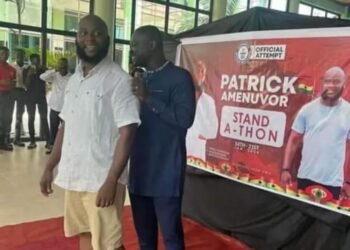 Ghanaian Man Cancels 7-Day ‘Stand-A-Thon’ attempt Few Hours after Commencing | METROWATCH