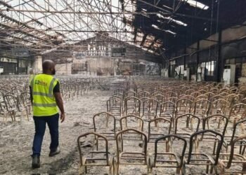 PHOTOS | Aftermath of Fire Incident at Household of David Church Lagos | METROWATCH