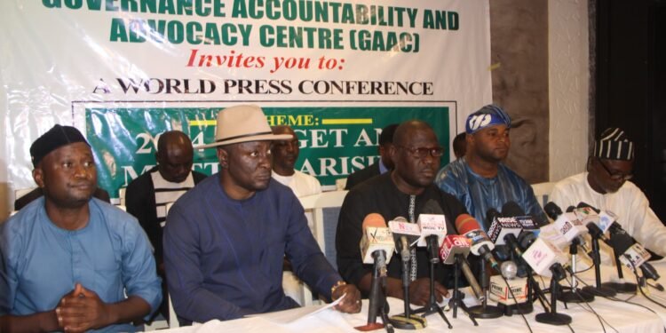 *Leaders of Governance and Accountability Centre during a press conference in Abuja