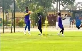PHOTOS | Stanley Nwabali Joins Francis Uzoho, Olorunleke Ojo in Goalkeeper Training Session | METROWATCH