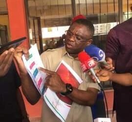 PHOTOS | Philip Shaibu Storms PDP Secretariat, Demands Certificate of Return | METROWATCH