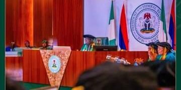 PHOTOS | Tinubu Decorated as Grand Patron of Nigerian Academy of Science | METROWATCH