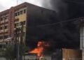 Fire Guts Plaza in Lagos | METROWATCH
