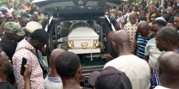PHOTOS | Junior Pope: Late Nollywood Makeup Artist, Abigail Frederick Buried in Akwa Ibom | METROWATCH