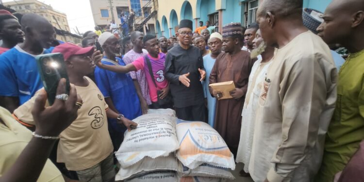 * Mr. Peter Obi at a Mosque in Onitsha, Anambra State....March 31, 2024