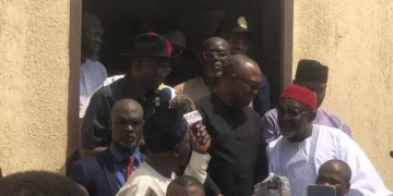 PHOTOS | Peter Obi, Others Storm Labour Party National Secretariat | METROWATCH