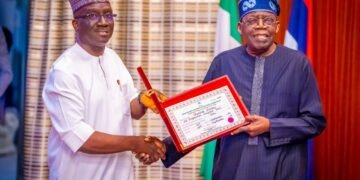 President Tinubu Receives Edo Gov-elect, Tasks him on Development 