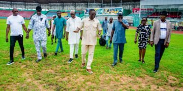 Rema Concert: Shaibu Inspects Ogbe Stadium, Laments Mismanagement