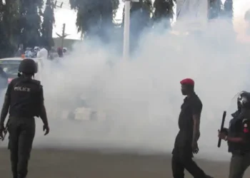 Independence Day: Police Fire Teargas at Protesters in Abuja [VIDEO]