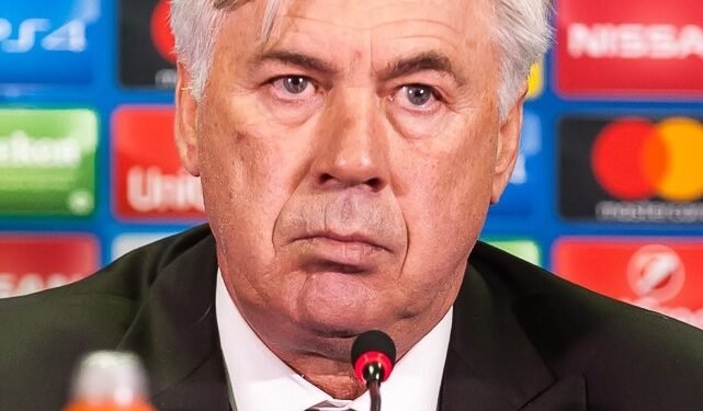 Real Madrid manager, Carlo Ancelotti