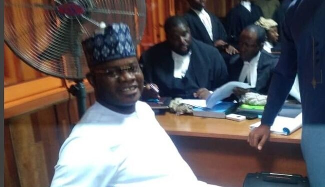 Former Kogi State Governor, Yahaya Bello in Court