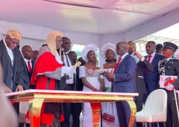 JUST IN: Okpebholo, Idahosa Officially Sworn-in as Edo State Governor, Deputy 