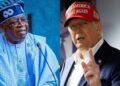 *President Bola Tinubu (l) and Donald Trump (r)