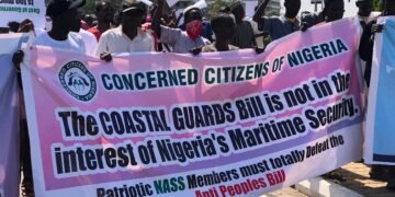 Protesters Storm Senate over Bill for Establishment of Marine Coast Guard 