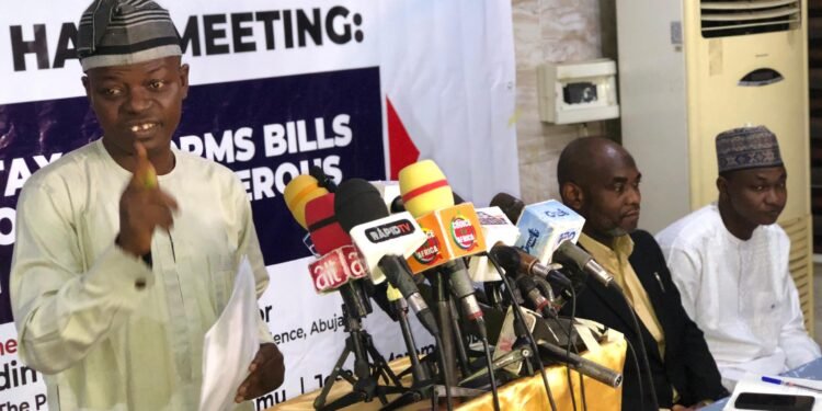 *The northern civil society organisations during a press conference to endorse President Bola Tinubu's Tax Reform Bills