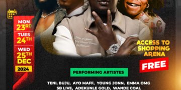 Adekunle Gold, Wande Coal, Young Jonn Set to Thrill Fans at Lagos Shopping Festival
