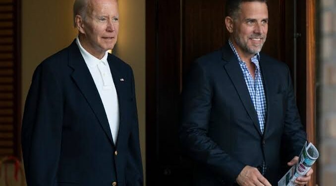 President Joe Biden and Son, Hunter Biden