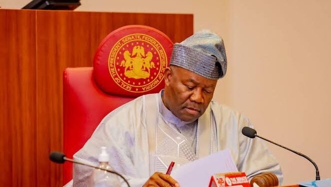 Senate President, Godswill Akpabio