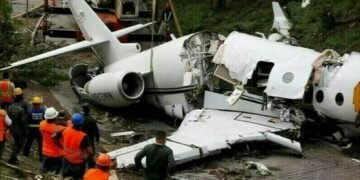 Military Plane Crashes into Residential Area  