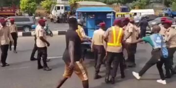 Policeman Allegedly Shoots FRSC Officer During Number Plate Enforcement in Lagos