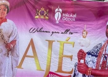 Aje Festival: Olori Ronke, Ooni’s Wife, Unveils N1Bbn L’Extinction Artwork