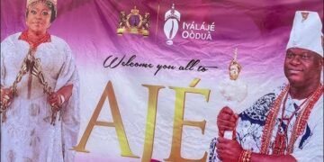 Aje Festival: Olori Ronke, Ooni’s Wife, Unveils N1Bbn L’Extinction Artwork