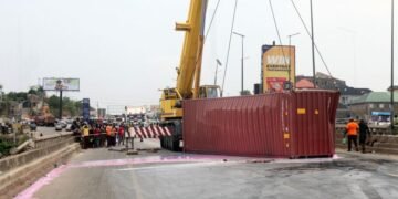 Hours After Deadly Abuja Explosion, Another Truck Overturns Near Karu Bridge