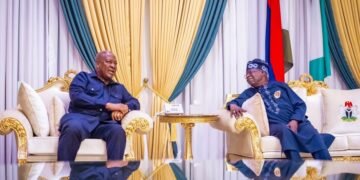 President Tinubu Hosts Ghana President, John Dramani Mahama in Aso Rock