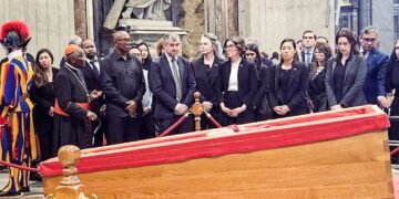 Obi in the Vatican, Joins Dignitaries to Witness Pope’s Lying in State