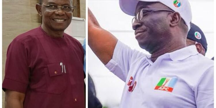 *R-L: Hon Collins Edomaruse and Gov Monday Okpebholo