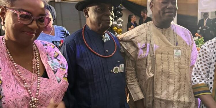 L-R: Mrs. Bimbo Oloyede, Dr. Peter Igho and Dr. Danladi Bako at the event