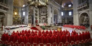 Holy Mass Begins As Conclave Prepares to Elect New Pope