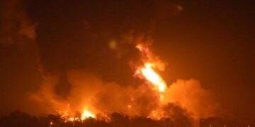 Fire Razes Ibadan Poly Staff Quarters