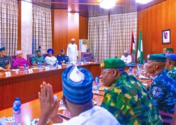 President Tinubu in Closed-Door Meeting with Security Chiefs