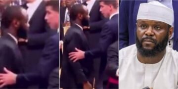 Moment Vatican Security Blocked Seyi Tinubu From Meeting Pope Leo