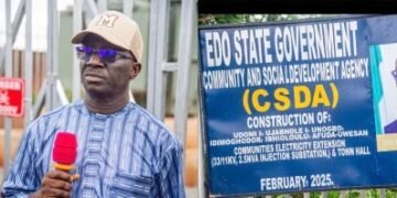 Gov Okpebholo Builds 2.5MVA Sub-station to Light Up Edo Communities