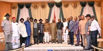 Fubara, Amaewhule Hold Peace Talks With Tinubu, Wike in Abuja