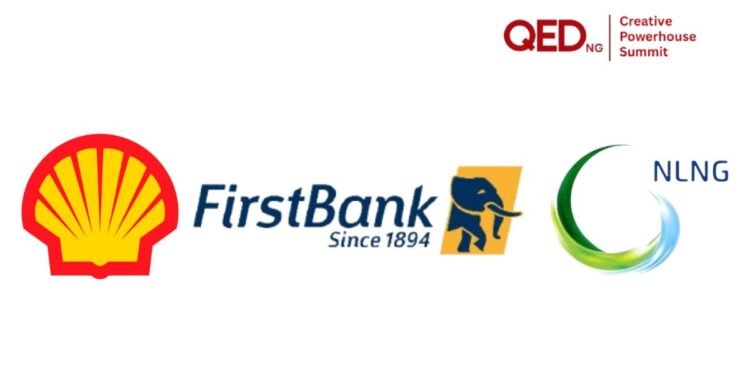 *Combined logos of QEDNG, Shell, FirstBank and NLNG